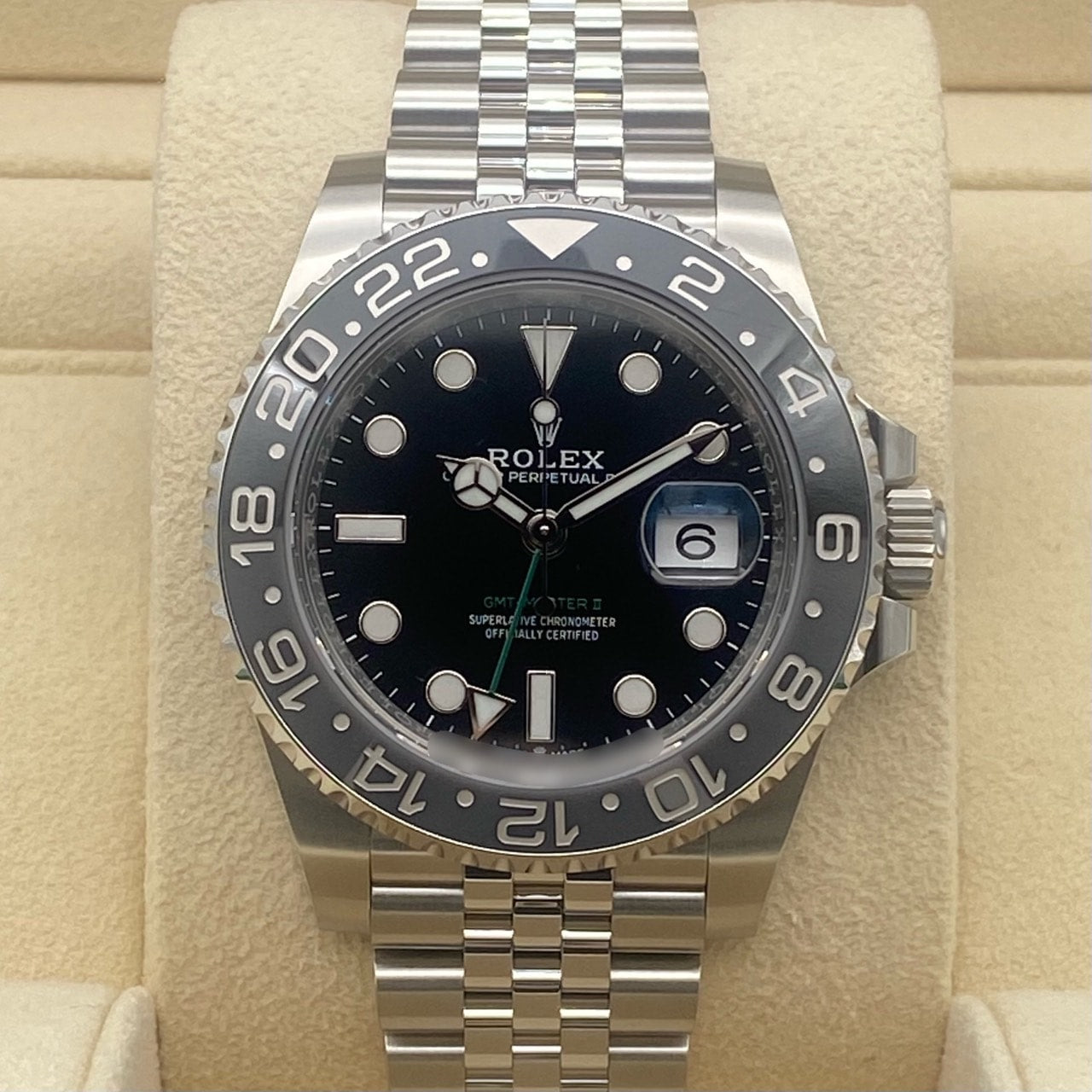 롤렉스 GMT 마스터 II 126710GRNR 검은 굴 팔찌 40mm