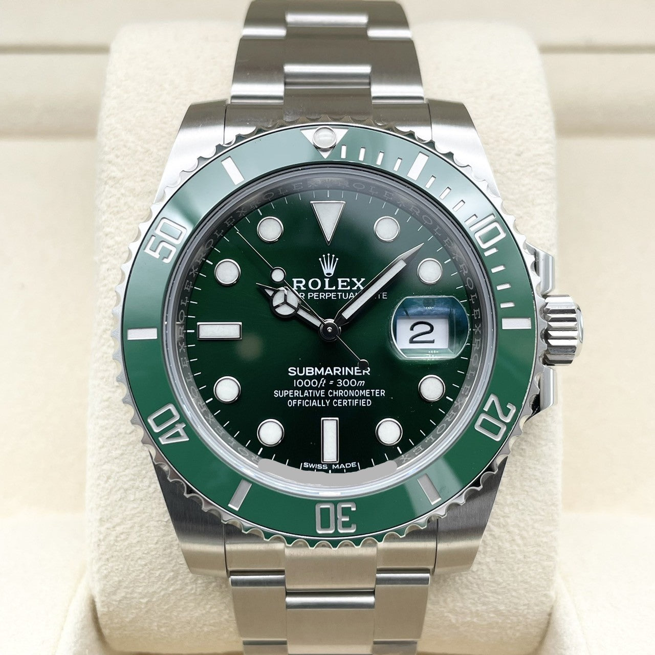 ロレックス サブマリーナ デイト オイスターブレス 40mm 116610LV