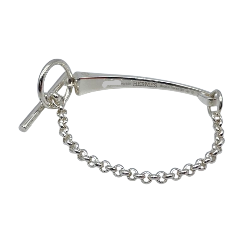 Pre-Owned Hermes Crude Forge Bracelet Silver 925