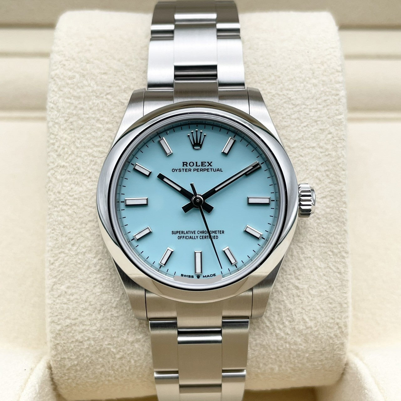 プレオウンド ロレックス オイスターパーペチュアル 277200 ターコイズブルー オイスターブレスレット 31mm