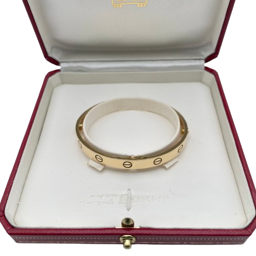 Pre-Owned Cartier Love Bracelet 17 CRB6047517 Yellow Gold
