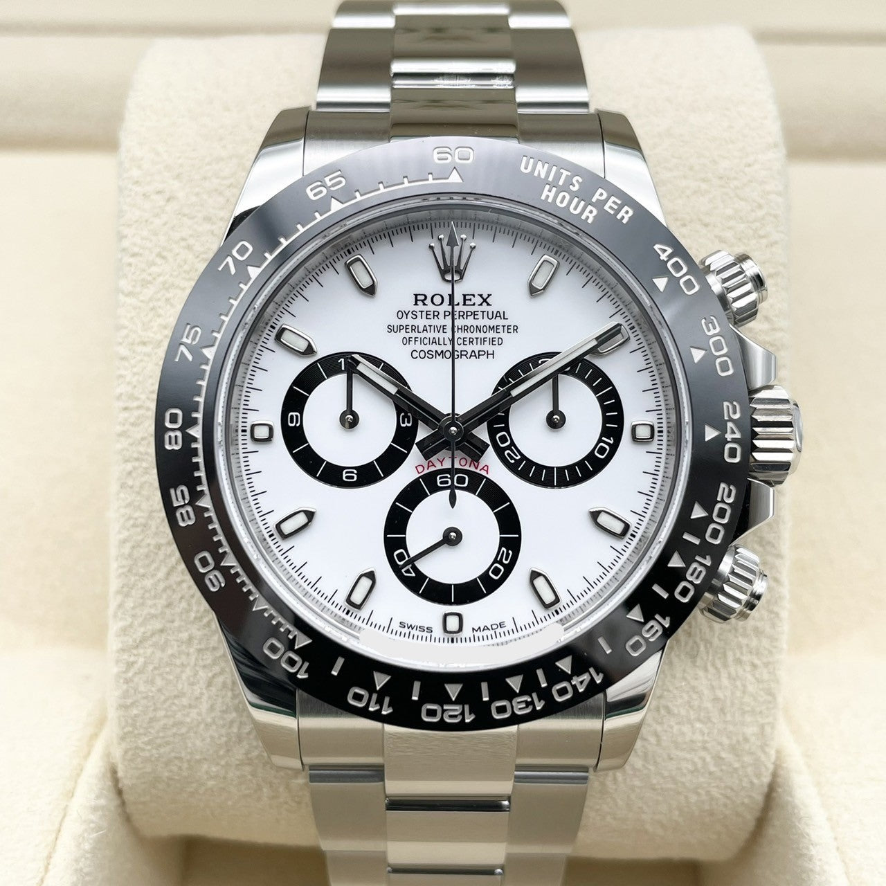 Pre-Owned Rolex Daytona 116500LN White Oyster Bracelet 40mm