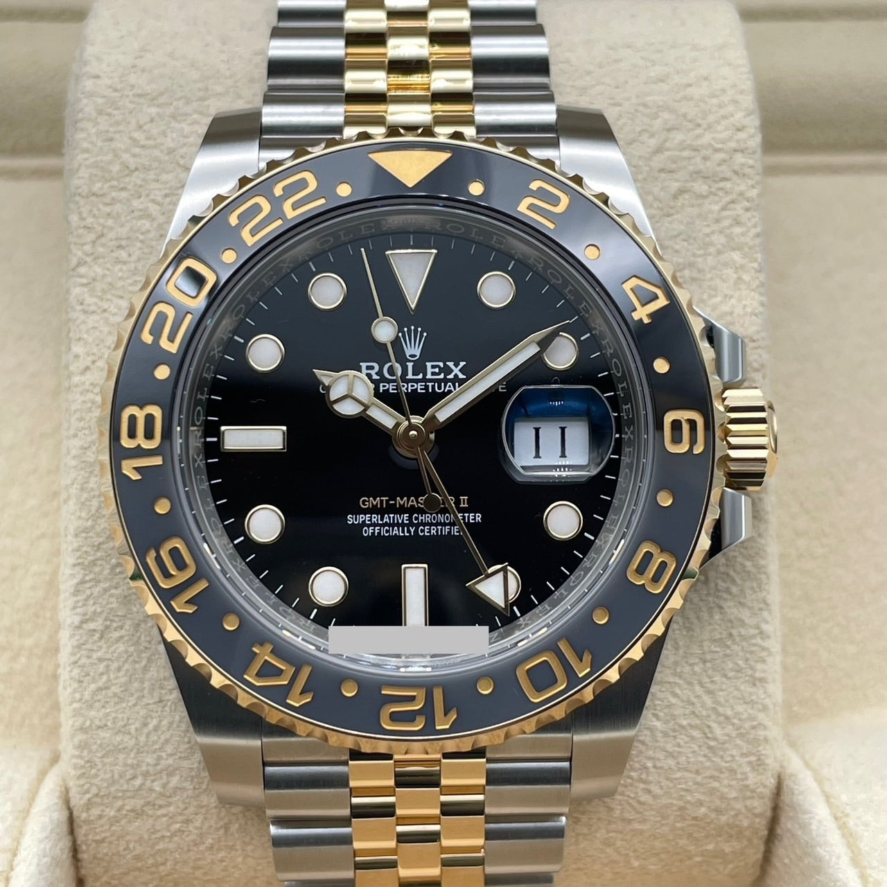 プレオウンド ロレックス GMTマスターII 126713GRNR ブラック 40mm