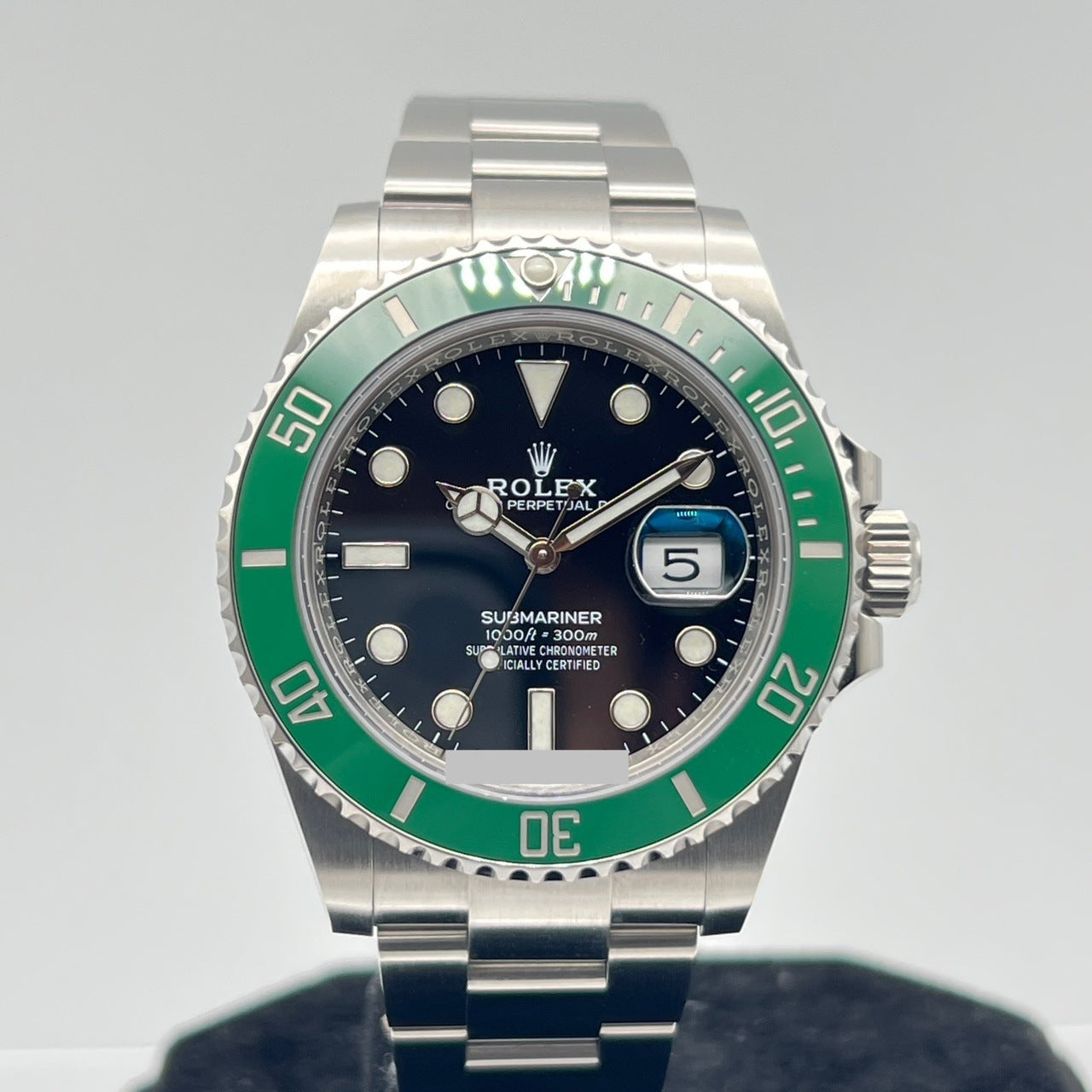 プレオウンド ロレックス サブマリーナ デイト 126610LV オイスターブレスレット ブラック 41mm