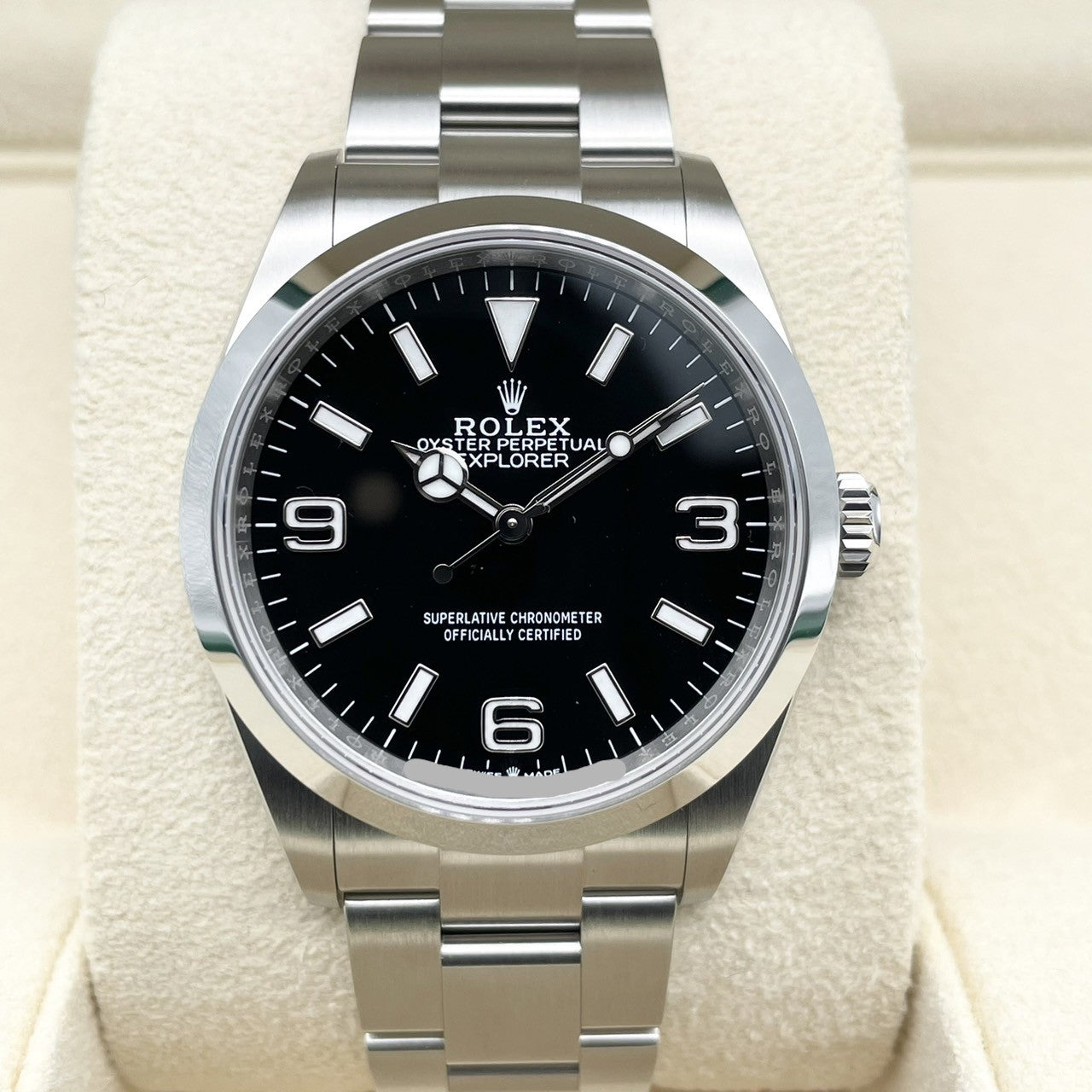 Pre-Owned Rolex Explorer I 124270 Black 36mm
