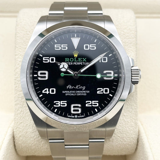 Pre-Owned Rolex Air King 126900 Black 40mm