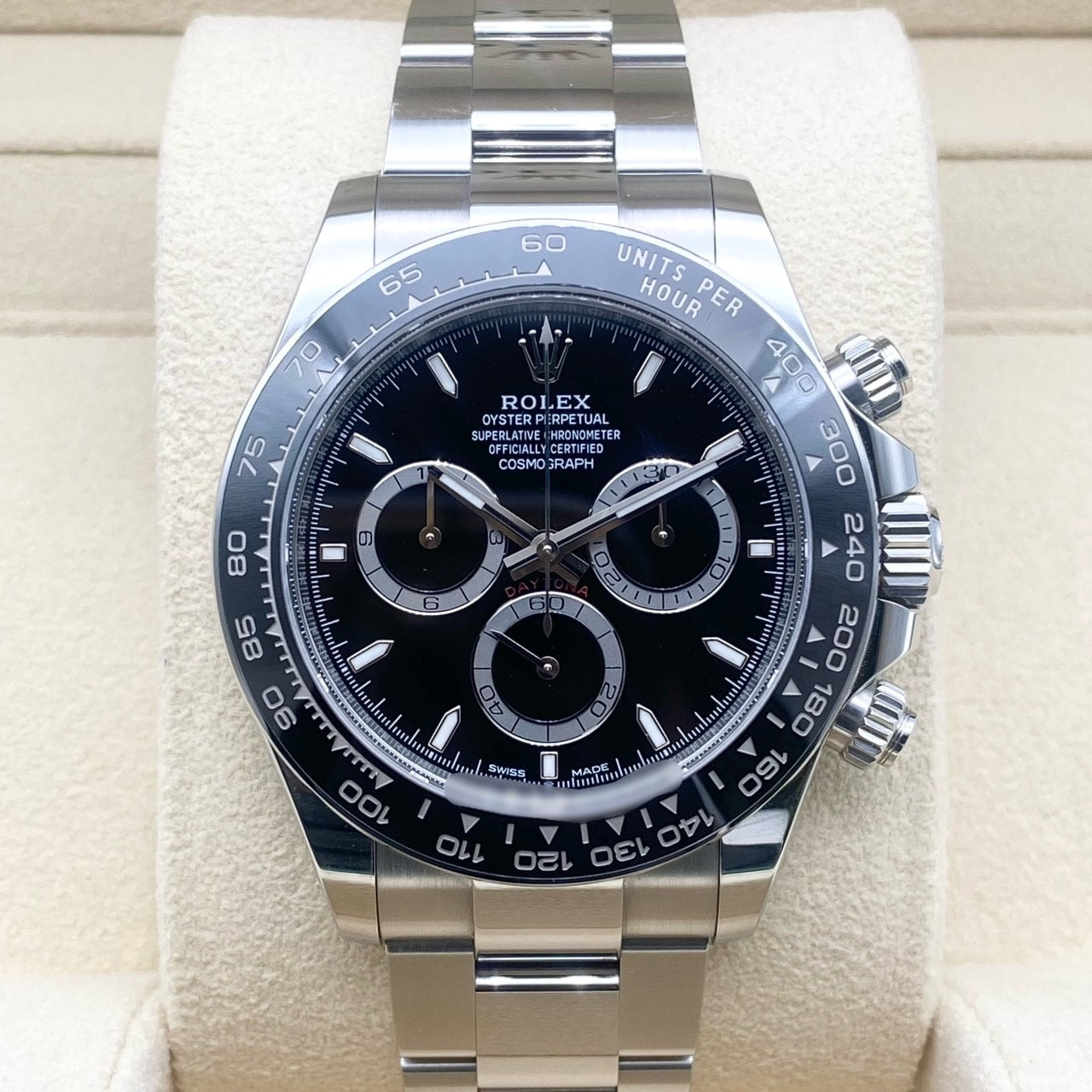 プレオウンド ロレックス デイトナ 126500LN ブラック ステンレススチール オイスターブレス 40mm