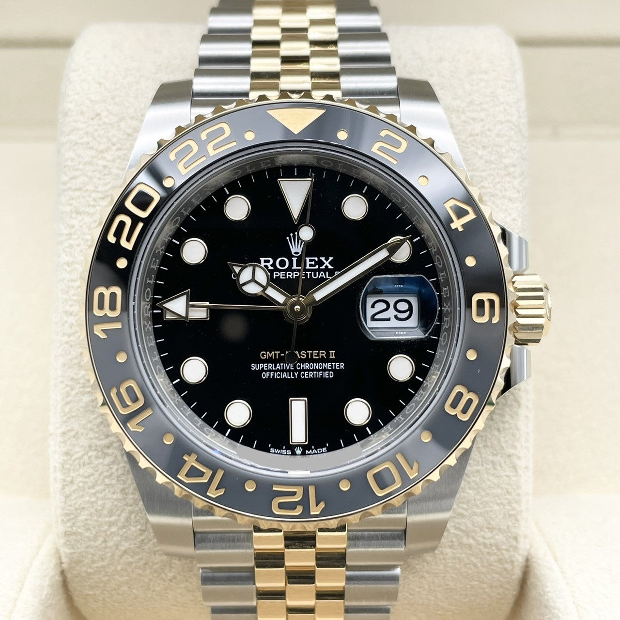 Pre-Owned Rolex GMT Master II 126713GRNR Black 40mm