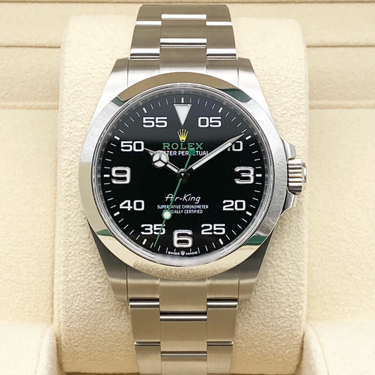 Pre-Owned Rolex Air King 126900 Black 40mm