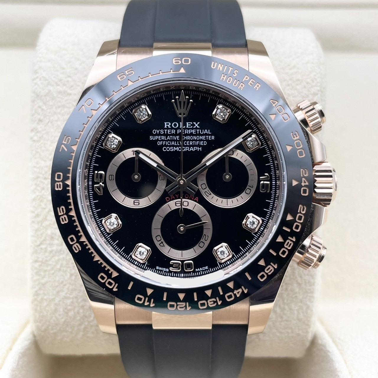 プレオウンド ロレックス デイトナ 116515LNG ブラック 8Pダイヤ 40mm