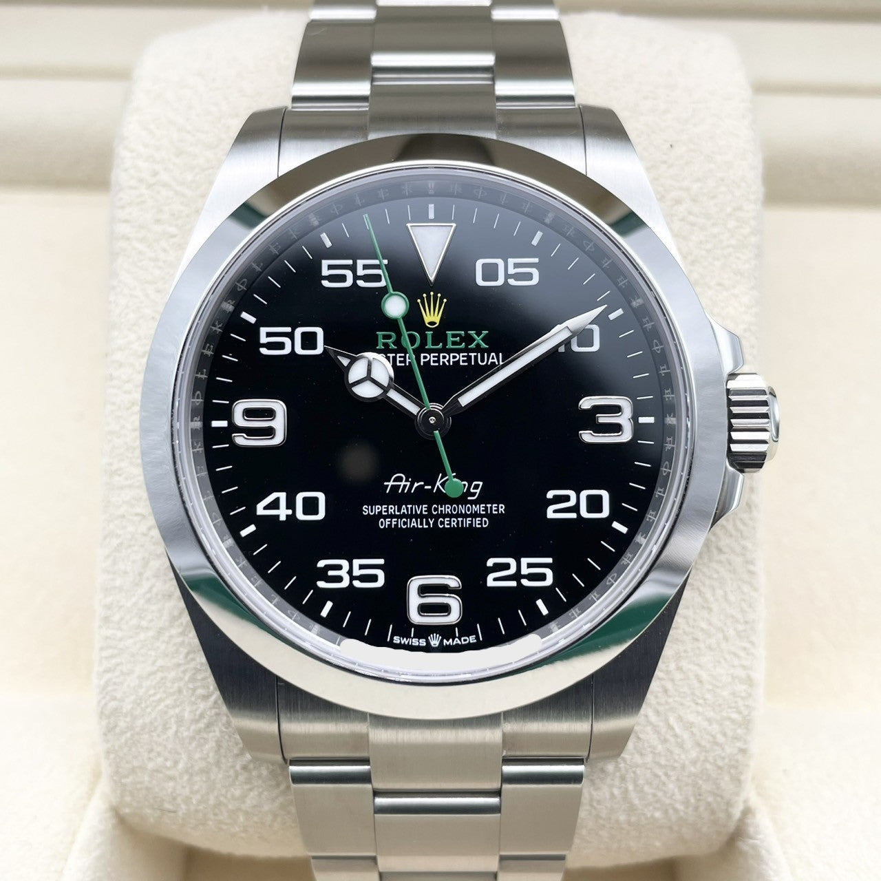 Pre-Owned Rolex Air King 126900 Black 40mm