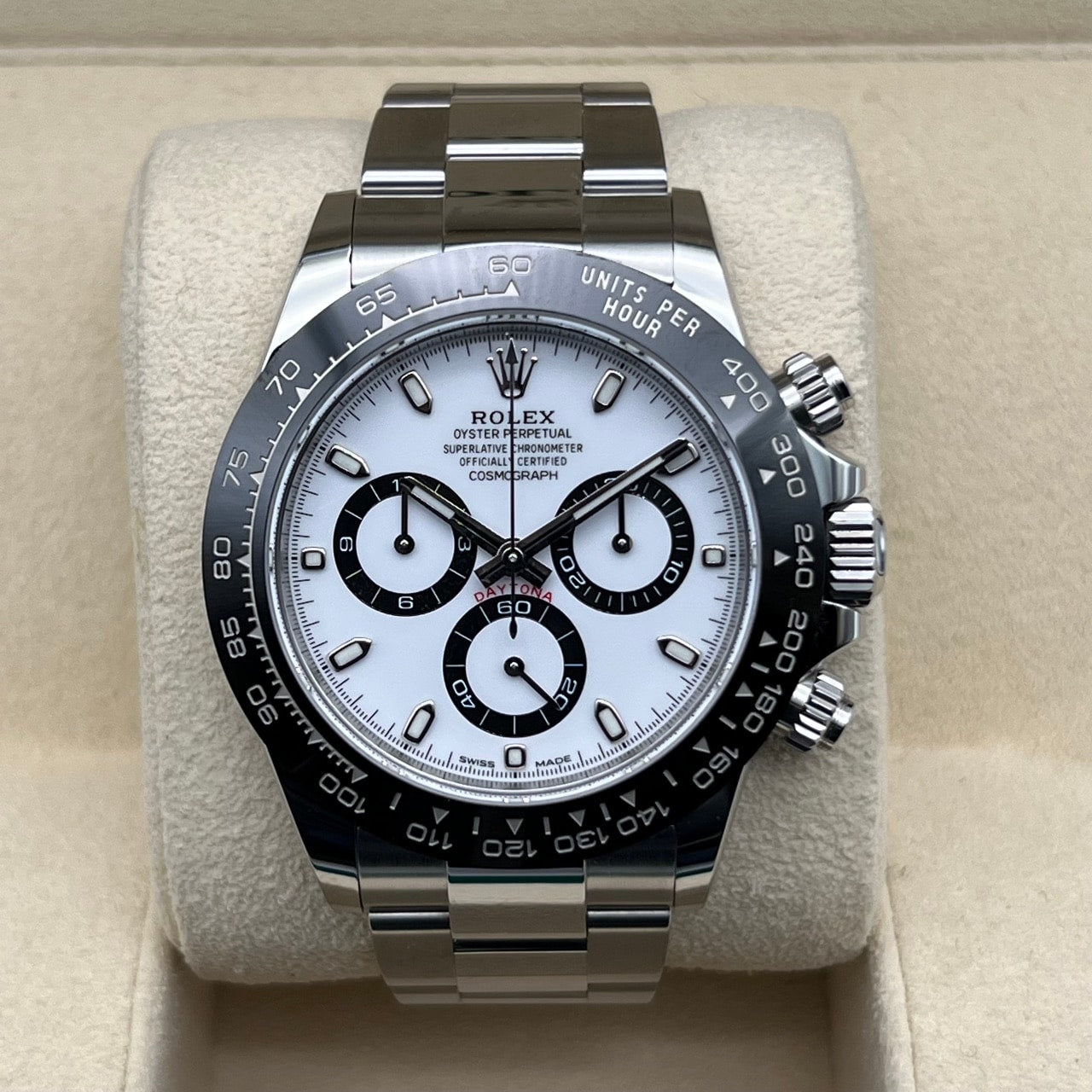 プレオウンド ロレックス デイトナ 116500LN ホワイト オイスターブレスレット 40mm