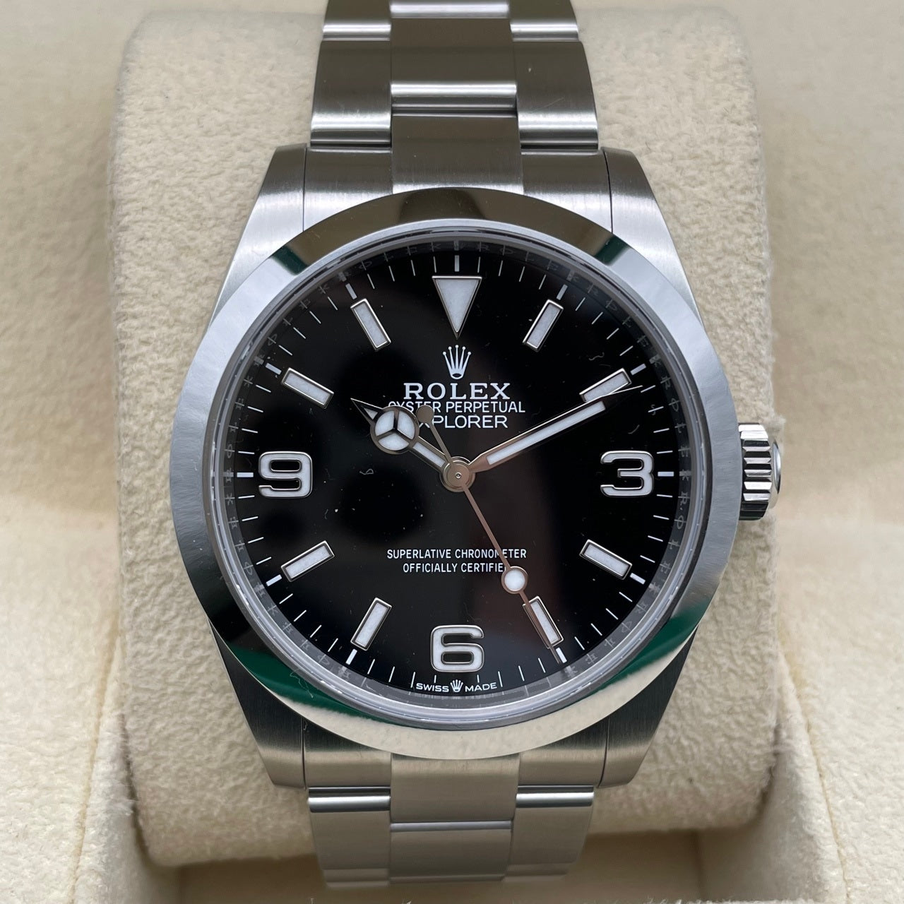 プレオウンド ロレックス エクスプローラー 224270 ブラック ステンレスチール オイスターブレス 40mm