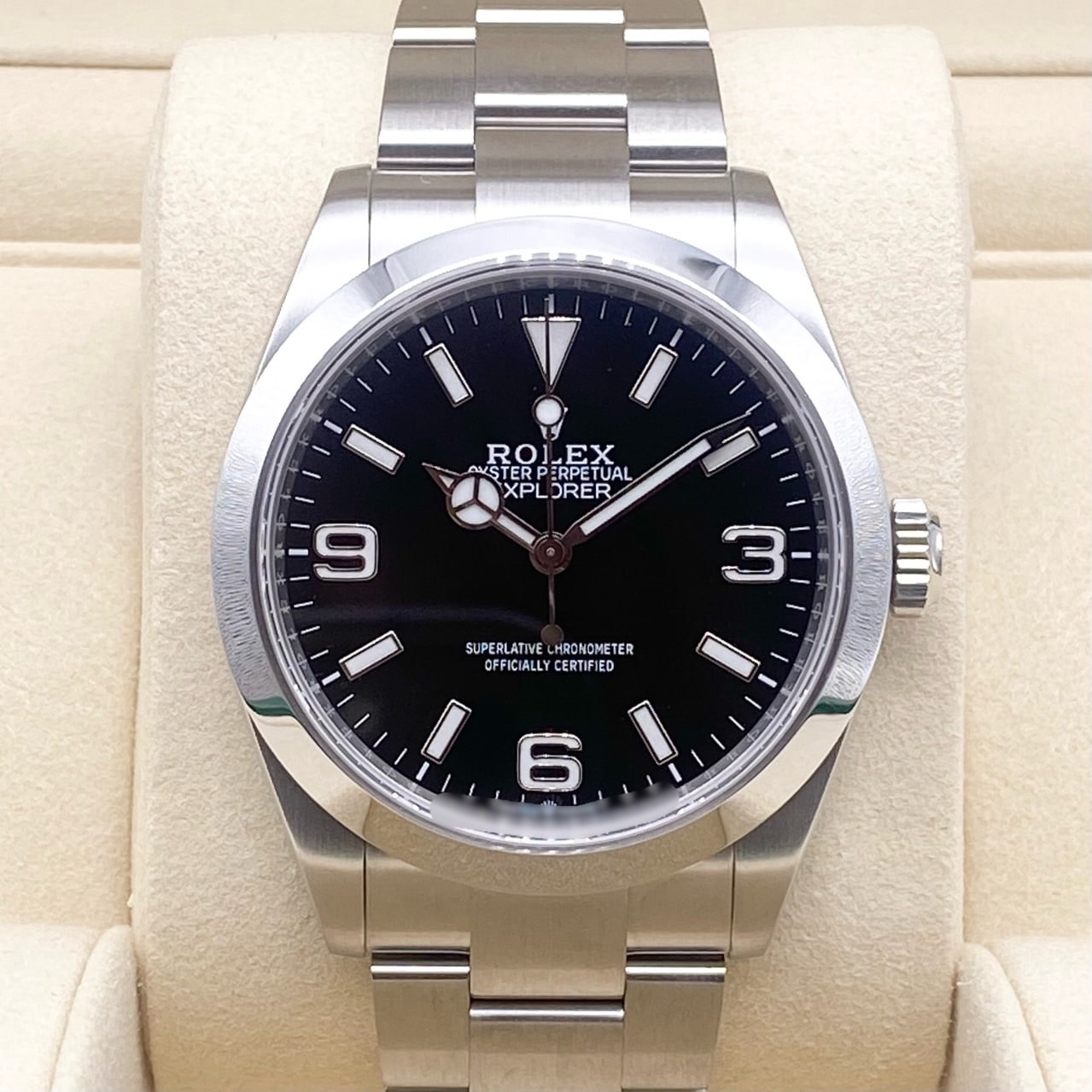 プレオウンド ロレックス エクスプローラー 224270 ブラック ステンレスチール オイスターブレス 40mm