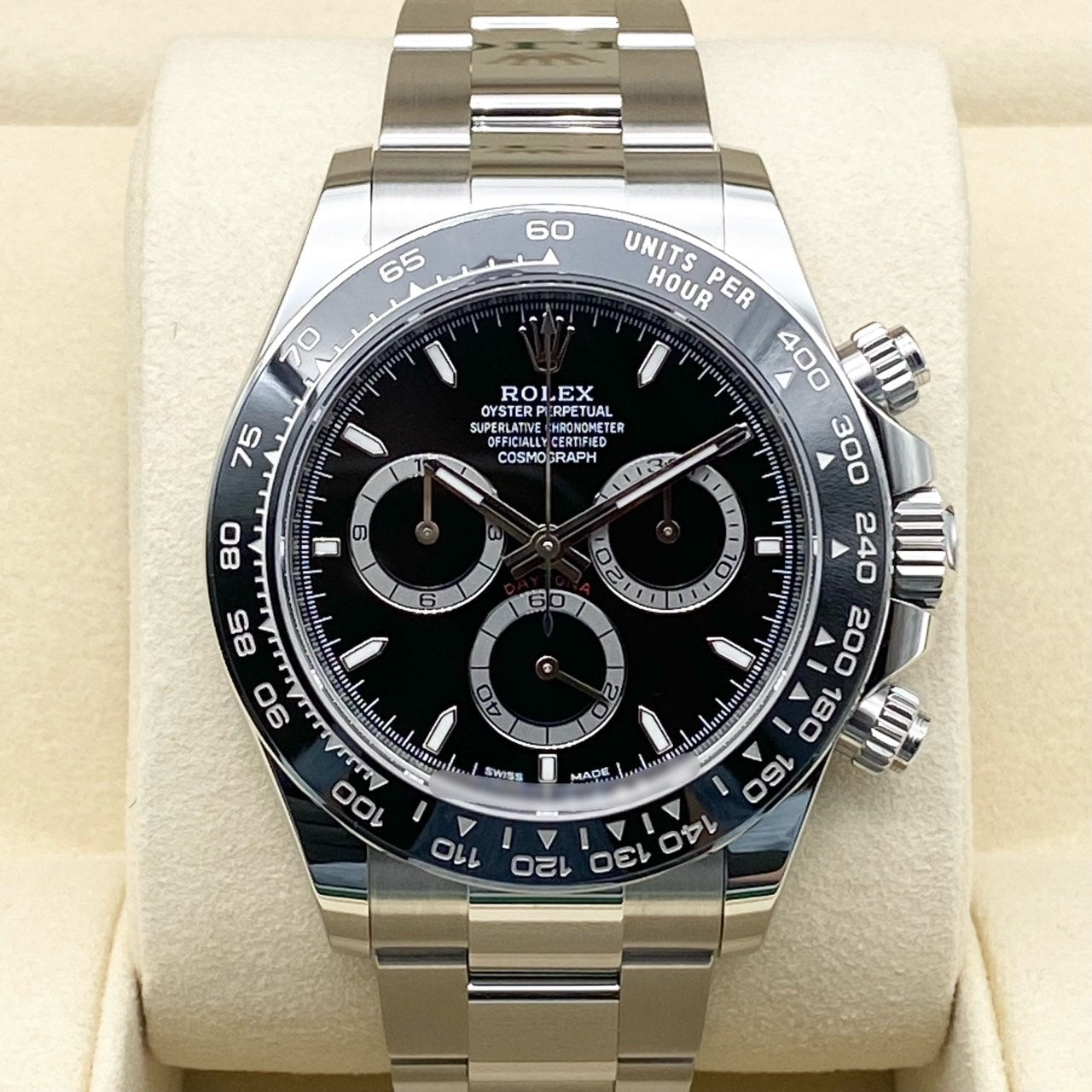 プレオウンド ロレックス デイトナ 126500LN ブラック ステンレススチール オイスターブレス 40mm