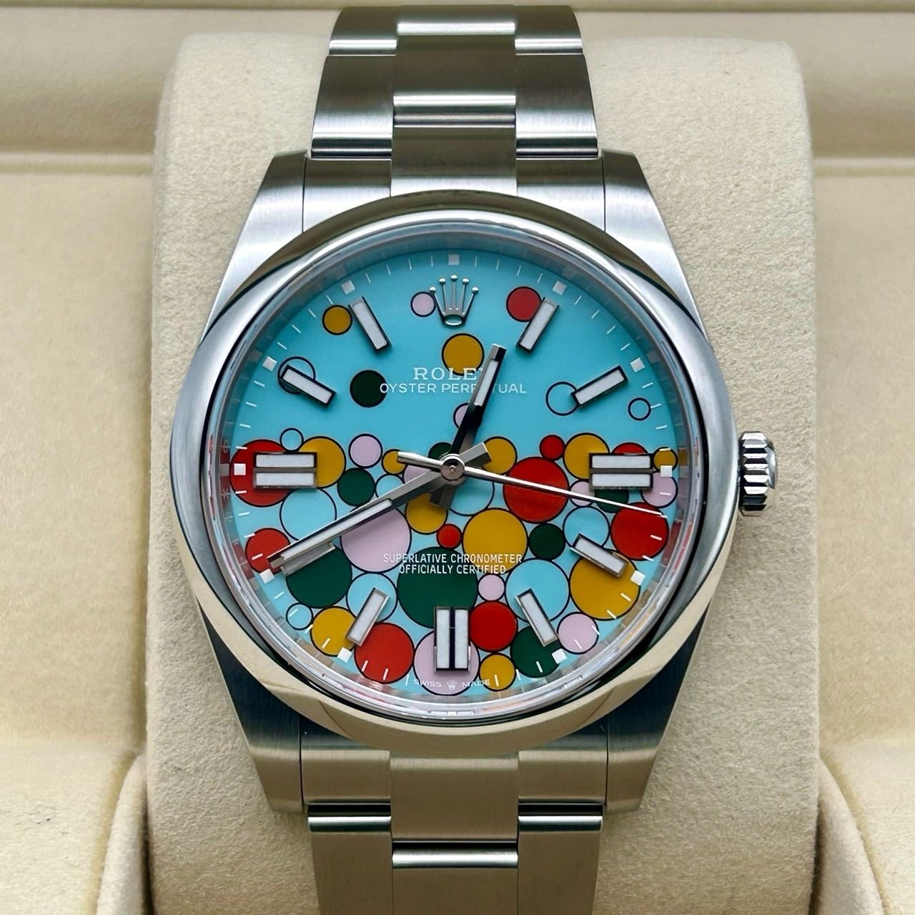 劳力士 Oyster Perpetual 124300 Celebration Motif 41mm