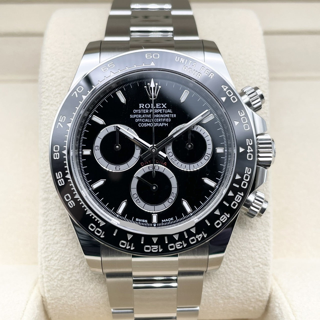 プレオウンド ロレックス デイトナ 126500LN ブラック ステンレススチール オイスターブレス 40mm