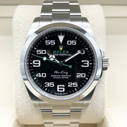 Pre-Owned Rolex Air King 126900 Black 40mm