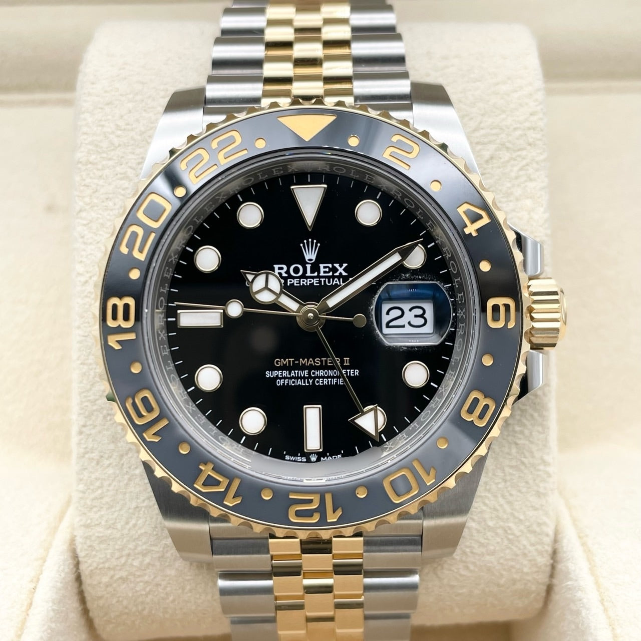 プレオウンド ロレックス GMTマスターII 126713GRNR ブラック 40mm