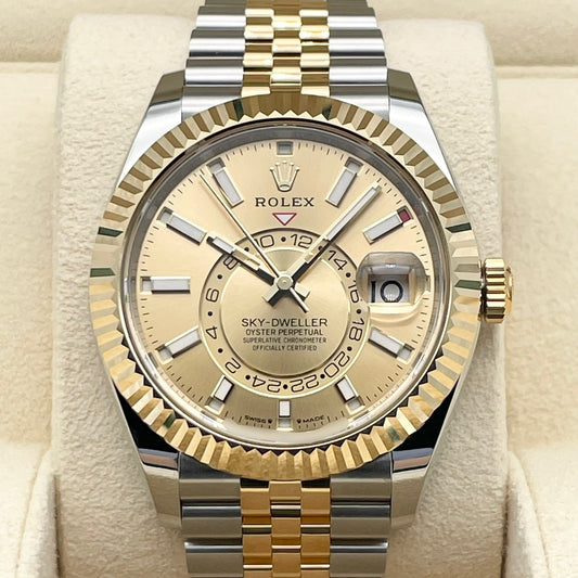 Pre-Owned Rolex Sky Dweller 336933 Gold 42mm