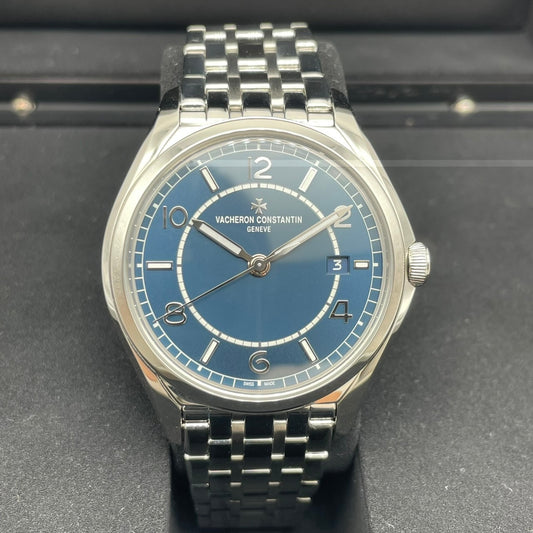 Pre-Owned Vacheron Constantin Fifty Six Blue Stainless Steel 4600E/110A-B487 40mm