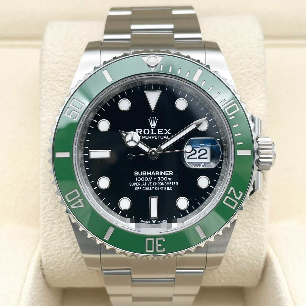 プレオウンド ロレックス サブマリーナ デイト 126610LV ブラック 41mm