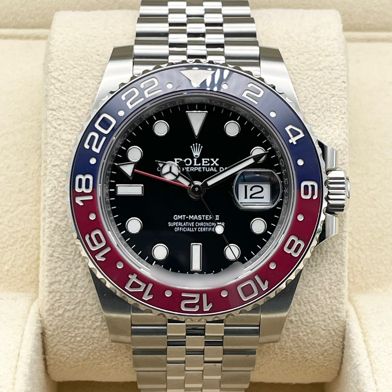 롤렉스 GMT 마스터 II 126710Blro Pepsi Jubilee 팔찌 40mm