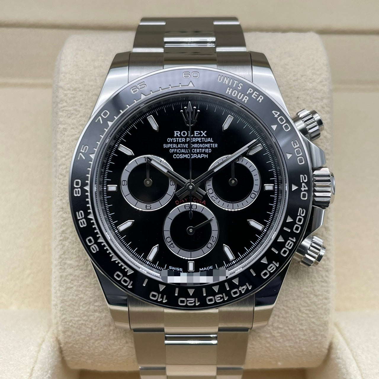 プレオウンド ロレックス デイトナ 126500LN ブラック ステンレススチール オイスターブレス 40mm