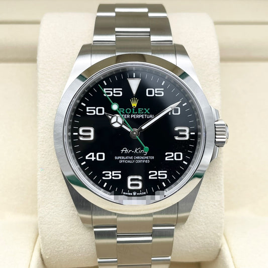 Pre-Owned Rolex Air King 126900 Black 40mm