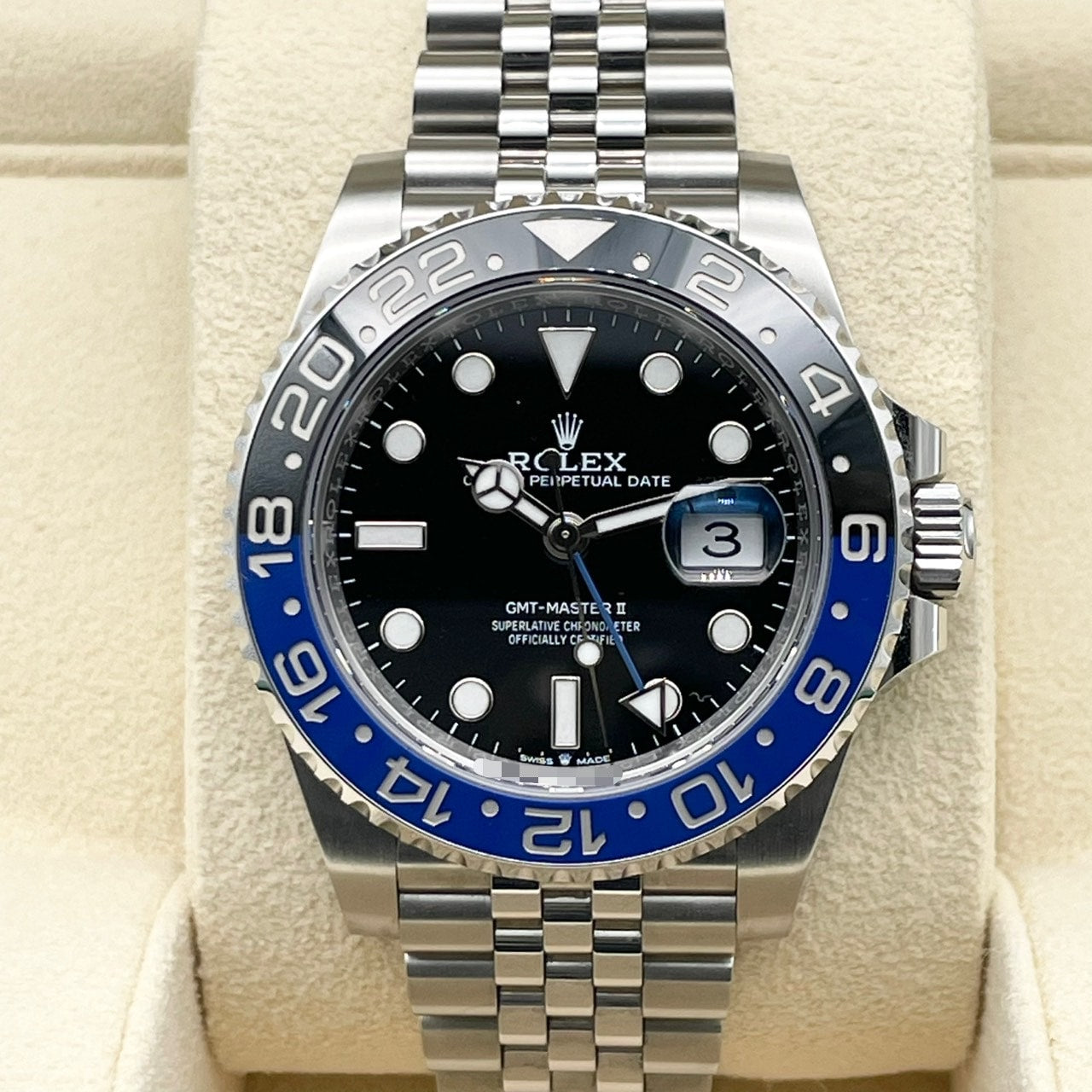 プレオウンド ロレックス GMTマスターII 126710BLNR バットマン ジュビリーブレス 40mm