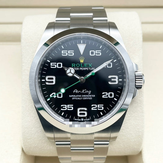 Pre-Owned Rolex Air King 126900 Black 40mm