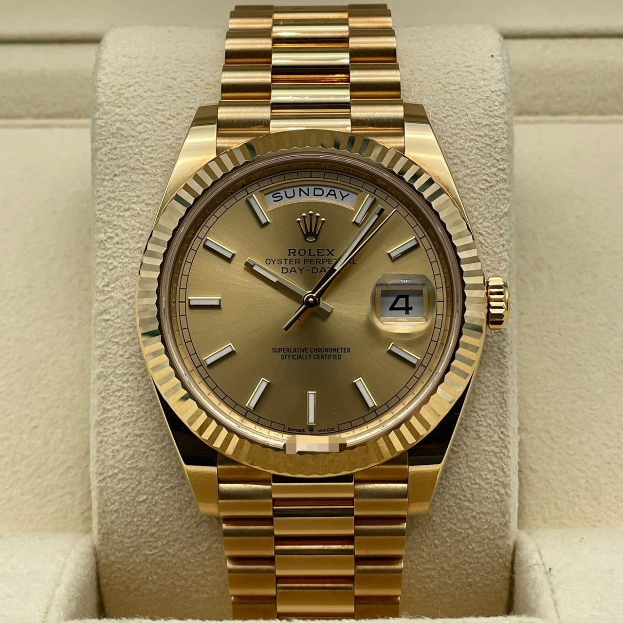 プレオウンド ロレックス デイデイト 228238 シャンパン プレジデントブレスレット 40mm