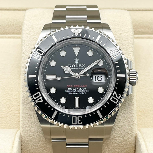 Pre-Owned Rolex Sea Dweller 126600 Black Oyster Bracelet 43mm