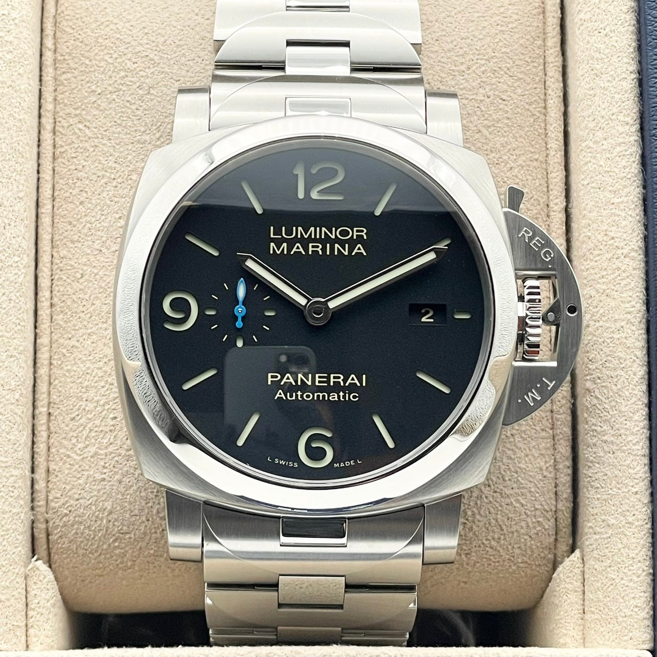 プレオウンド パネライ ルミノール PAM01562 ブラック 44mm