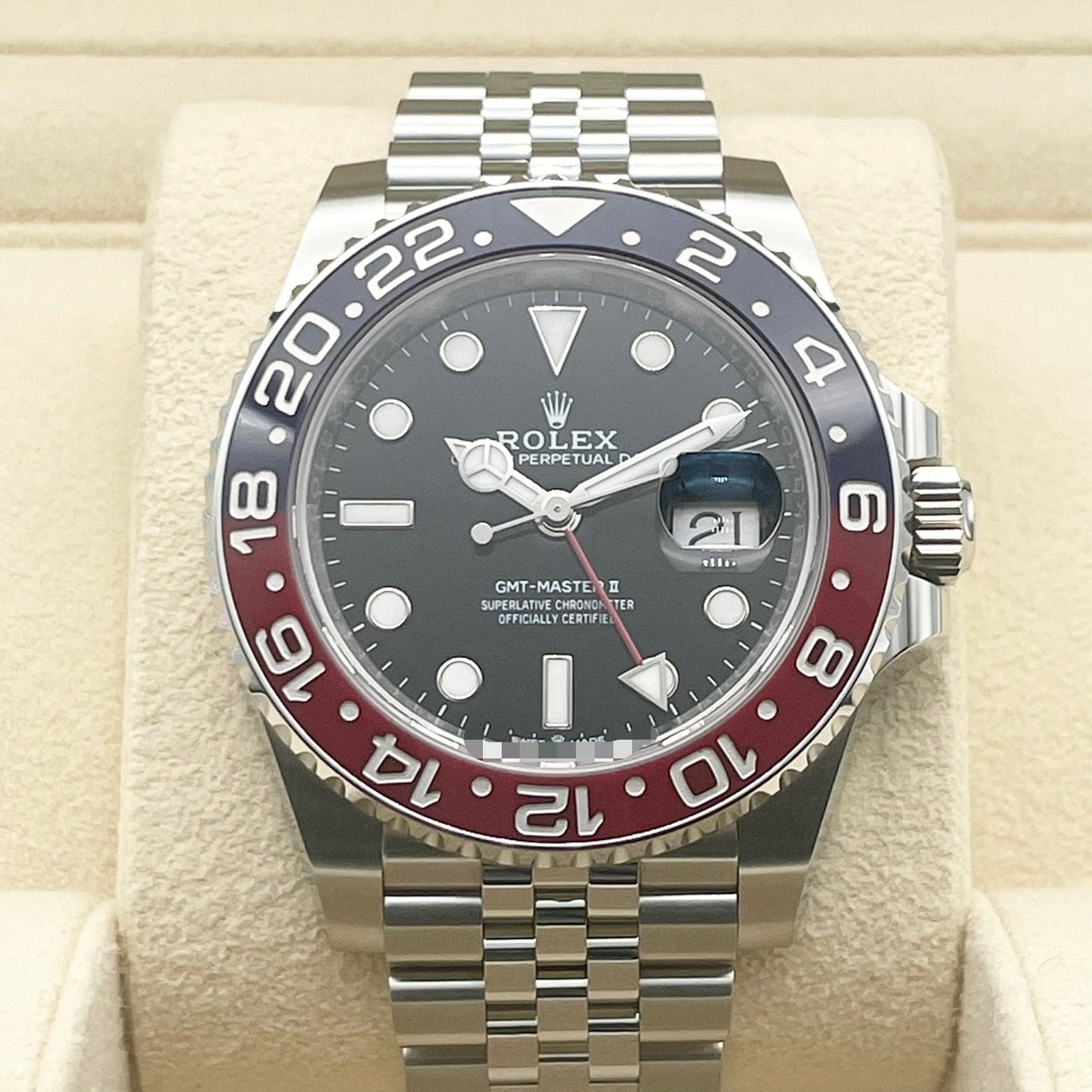 Pre-Owned Rolex GMT Master II 126710BLRO Pepsi Jubilee Bracelet 40mm