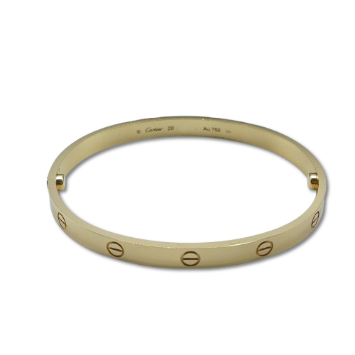 Pre-Owned Cartier Love Bracelet 20 Yellow Gold