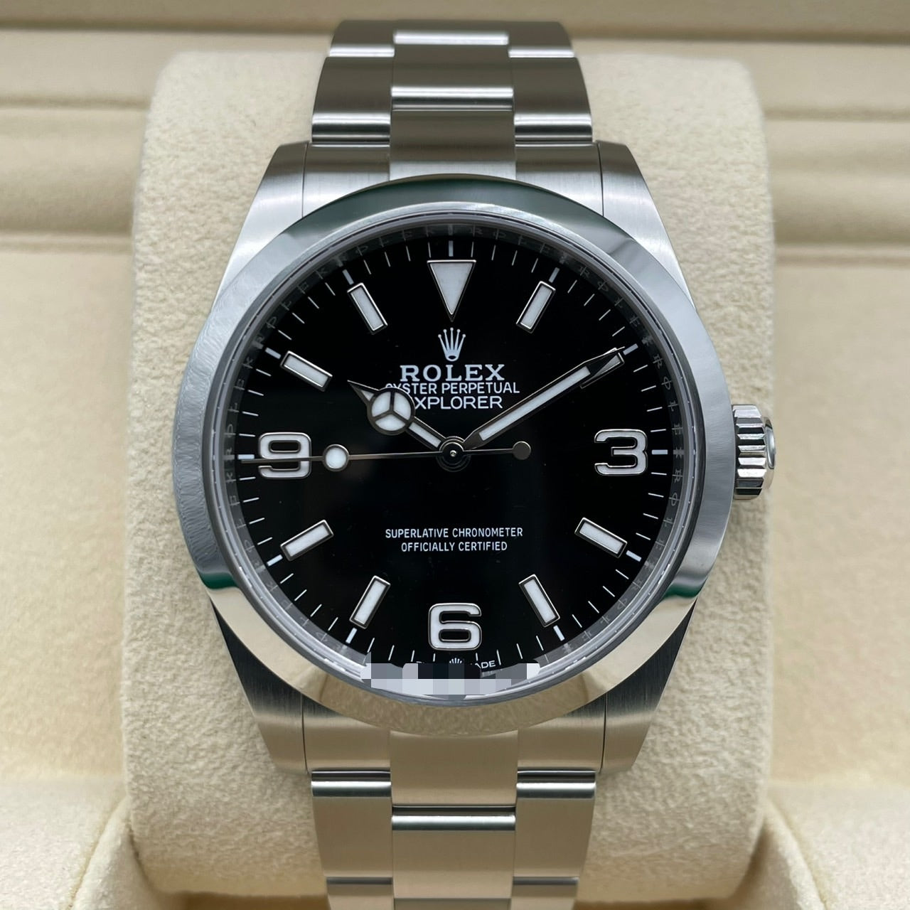 사전 소유 롤렉스 탐색기 224270 블랙 40mm