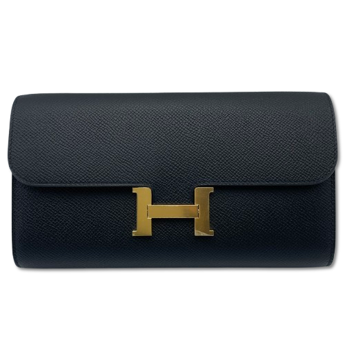 プレオウンド エルメス コンスタンストゥーゴー ノワール エプソン ゴールド金具 K刻印