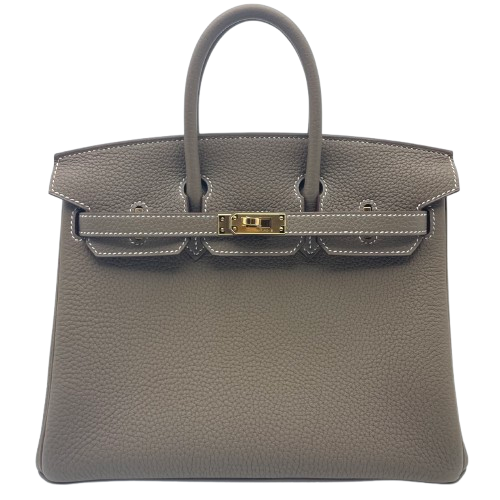 Hermes Birkin 25 Etoup Togo Gold Hardware W가 새겨 져 있습니다