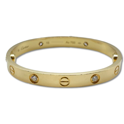 Pre-Owned Cartier Love Bracelet 15 Yellow Gold