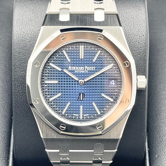Pre-Owned Audemars Piguet Royal Oak Jumbo Extra Sin 15202IP.OO.1240IP.01 39mm