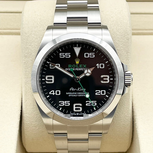 Pre-Owned Rolex Air King 126900 Black 40mm