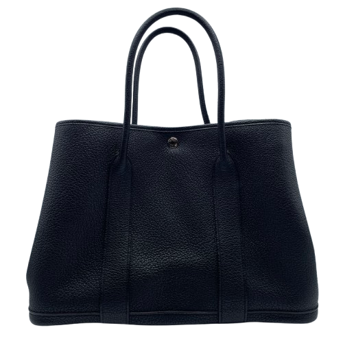 プレオウンド エルメス ガーデンパーティ PM ノワール ネゴンダ シルバー金具 C刻印