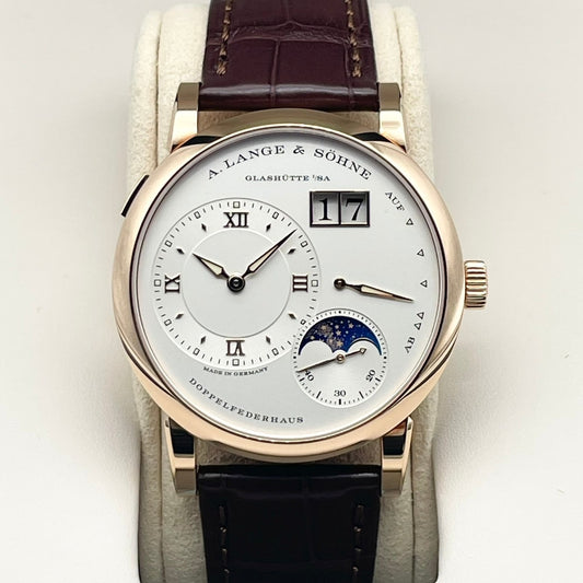 Pre-Owned Lange & Söhne Lange 1 Moon Phase 192.032/LSLS1924AD Pink Gold 750 38.5mm