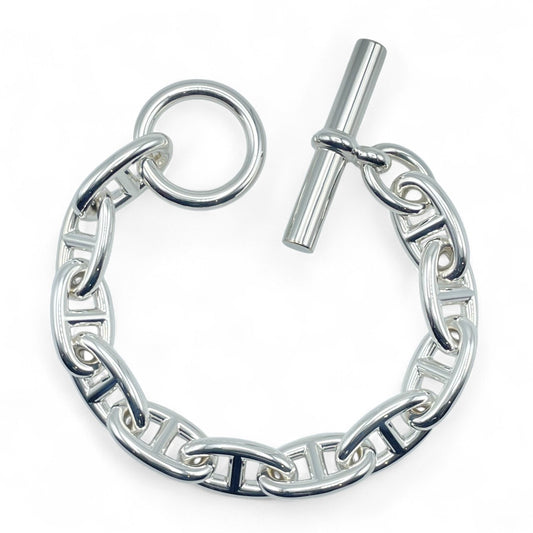 プレオウンドエルメス シェーヌ・ダンクル ブレスレット GM シルバー925 11コマ