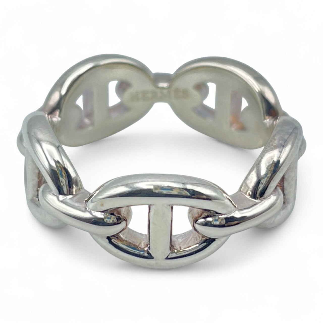 プレオウンドエルメス シェーヌ・ダンクル アンシェネリング PM 52 シルバー925 12号