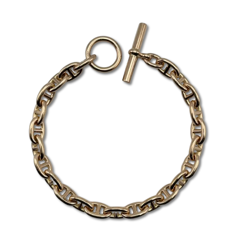 プレオウンドエルメス シェーヌ・ダンクル ブレスレット TPM ローズゴールド 24コマ