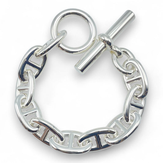 プレオウンドエルメス シェーヌ・ダンクル ブレスレット TGM シルバー925 10コマ