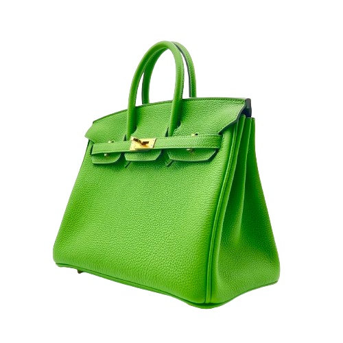 Hermes Birkin 25 Veil Yucca Togo Gold Hardware B Engraved