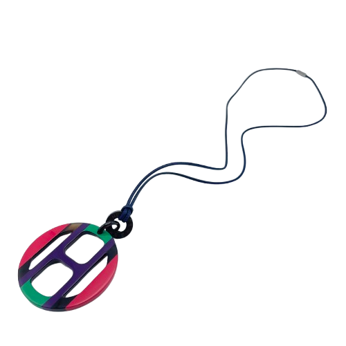 Hermes H Equip Pendant Buffalo Horn Lacquer